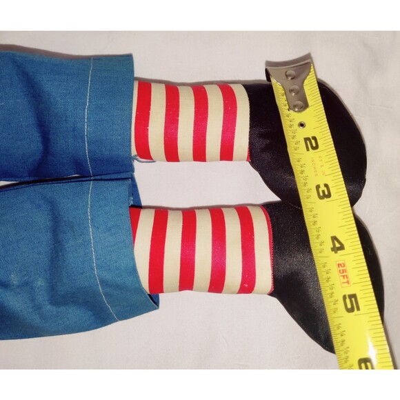 Vintage Handmade Raggedy Ann and Andy Dolls 20 Inches Pre-Owned - Picture 13 of 16